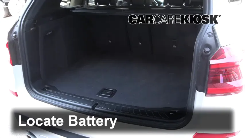 2018 BMW X3 xDrive30i 2.0L 4 Cyl. Turbo Battery Replace